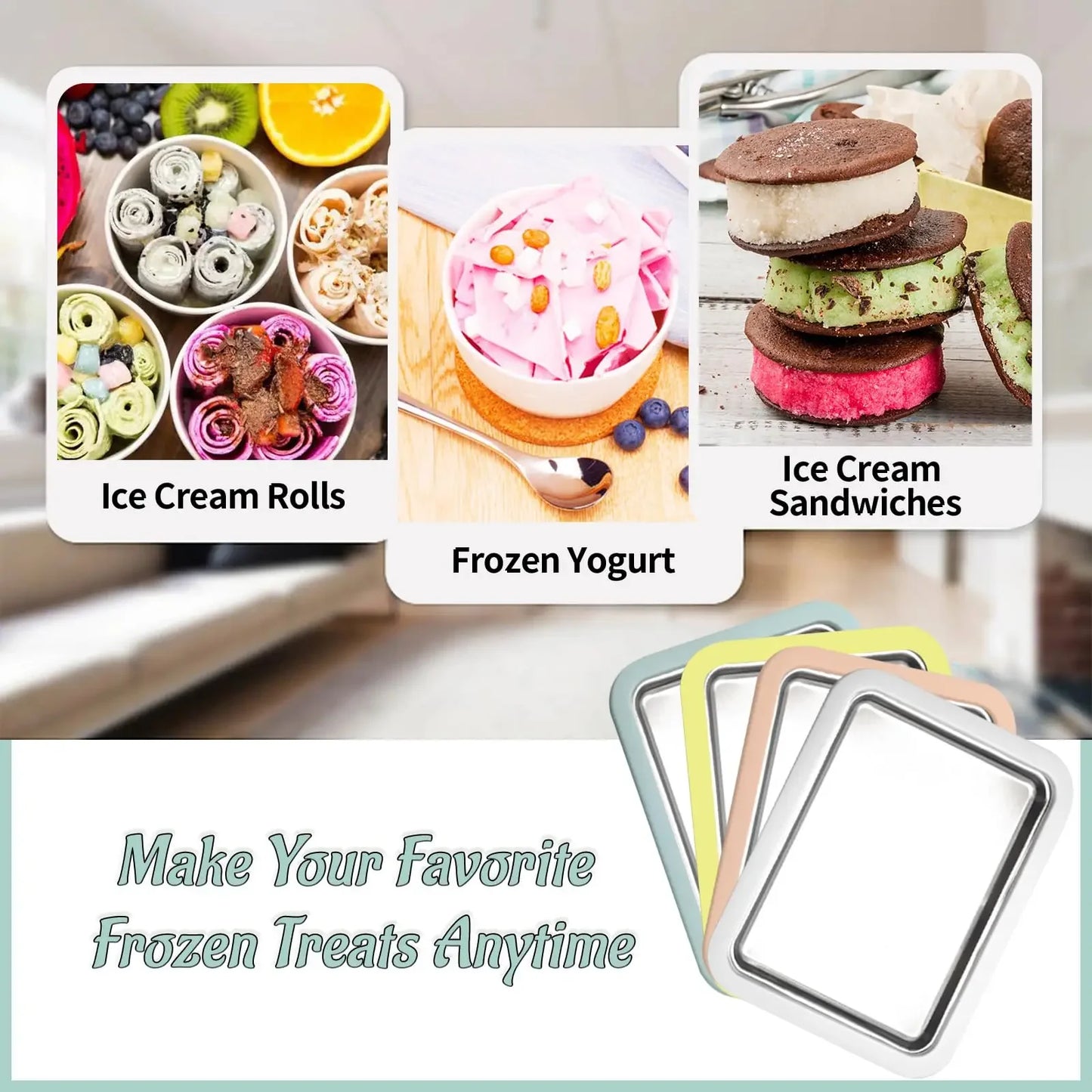 Artisan Rolled Ice Cream Pan