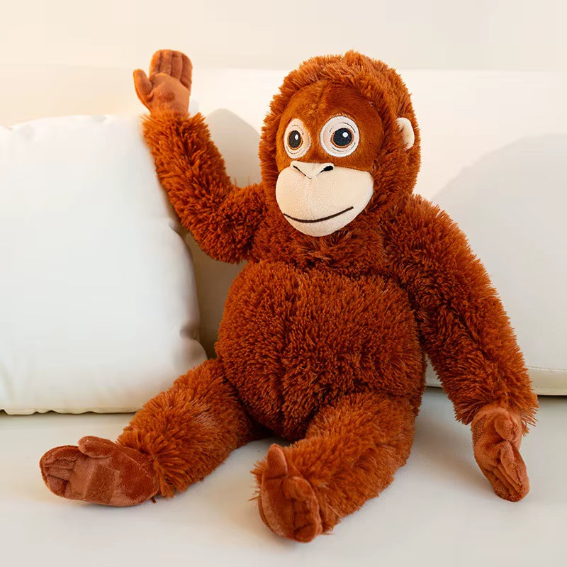 66Cm Simulation Monkey Orangutan Doll Super Soft Stuffed Bag Animals Plush Toys Anime Cartoon Decor Boys Girls Birthday Gifts